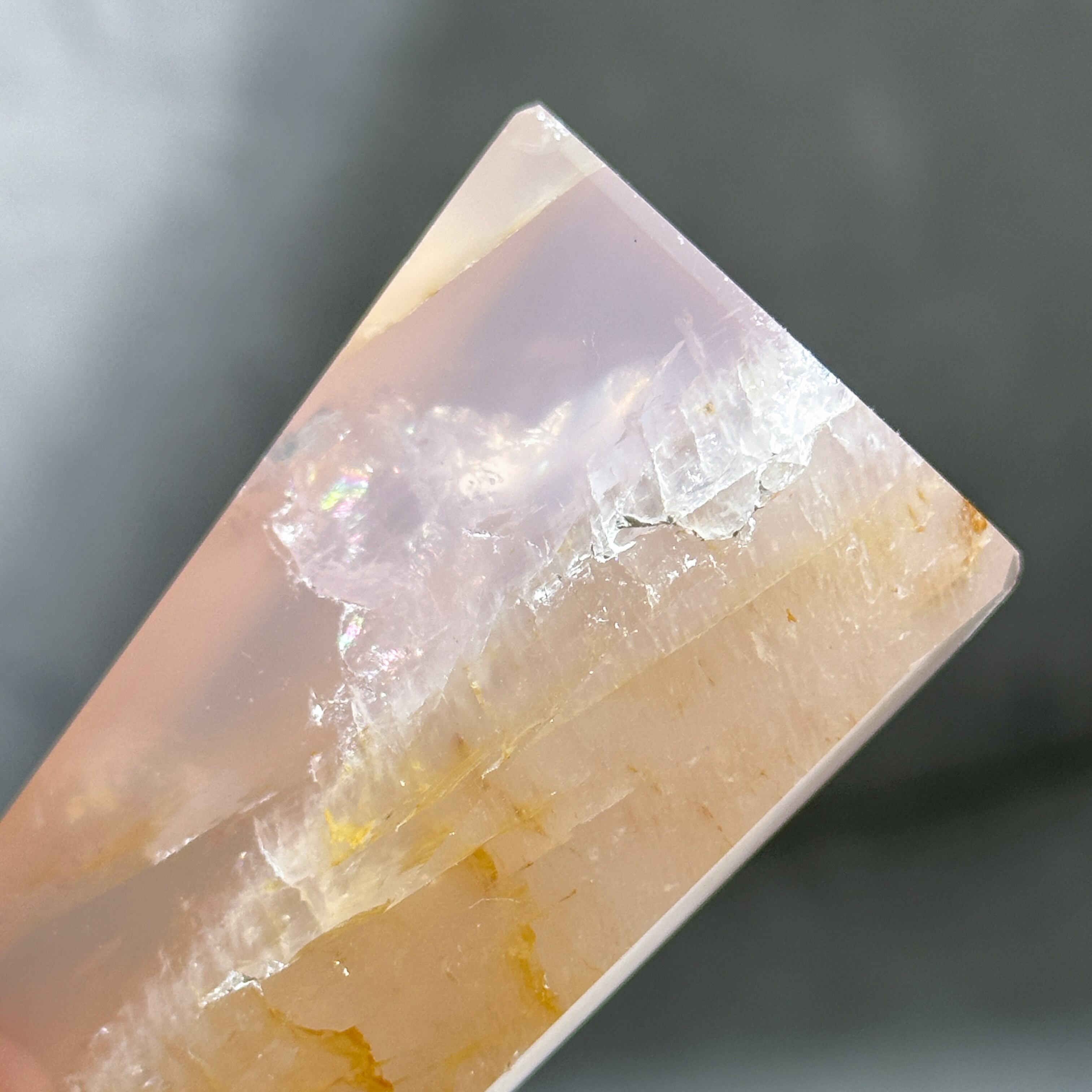 ローズクォーツ×ゴールデンヒーラー タワー73◇ Rose Quartz x Golden