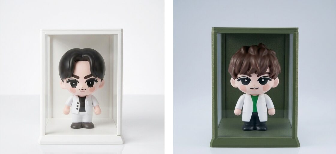 すのチルソフビ 収納ケース 1人用【組み立て済み・完成品】メンバー