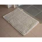 コストコ再販商品 インド手織りバスマット スター 40x60cm 2枚セット グレー