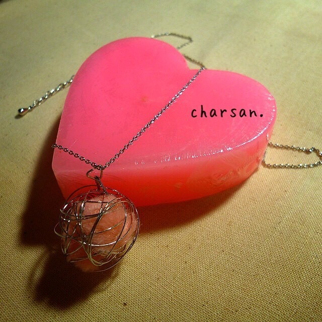 まんまるトップのネックレス《ピンク》