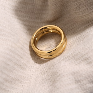 316L  Thin Double Ring