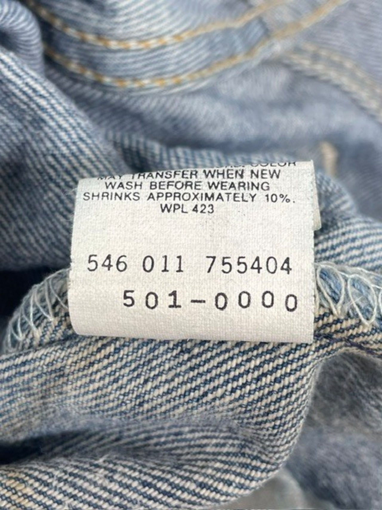 M-222   リーバイス Levis501レギュラー古着 1991年米国製刻印546  W 73cm  股下 66cm