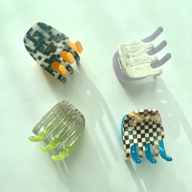 Small Bycolor Hair Clip