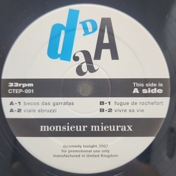 Monsieur Mieurax / Dada E.P. [CTEP-001] - 画像3