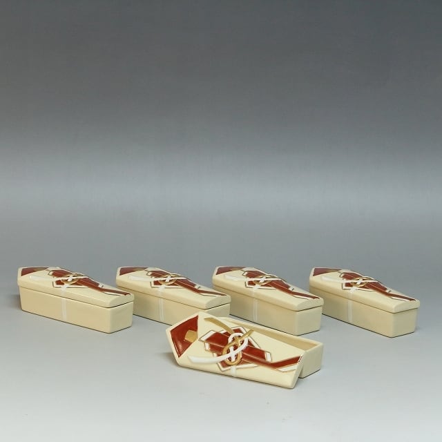 飛騨春慶塗淡々会席膳五客共箱