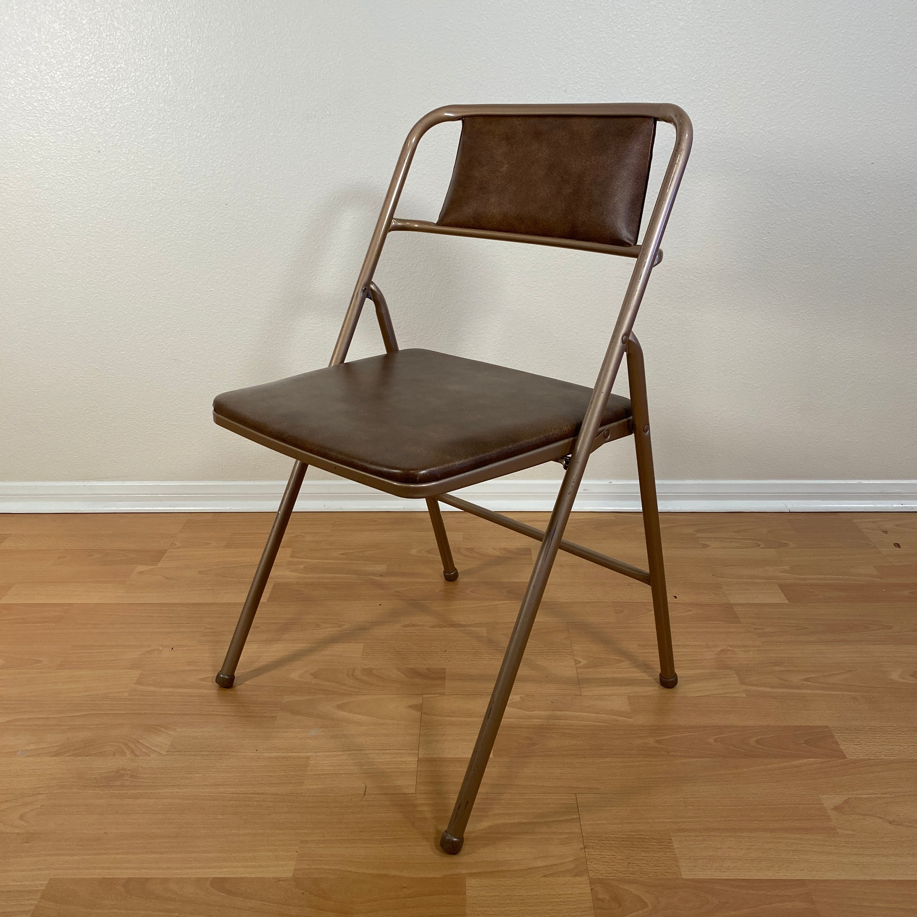 ビンテージ スチール フォールディングチェア チェア 椅子 USA製