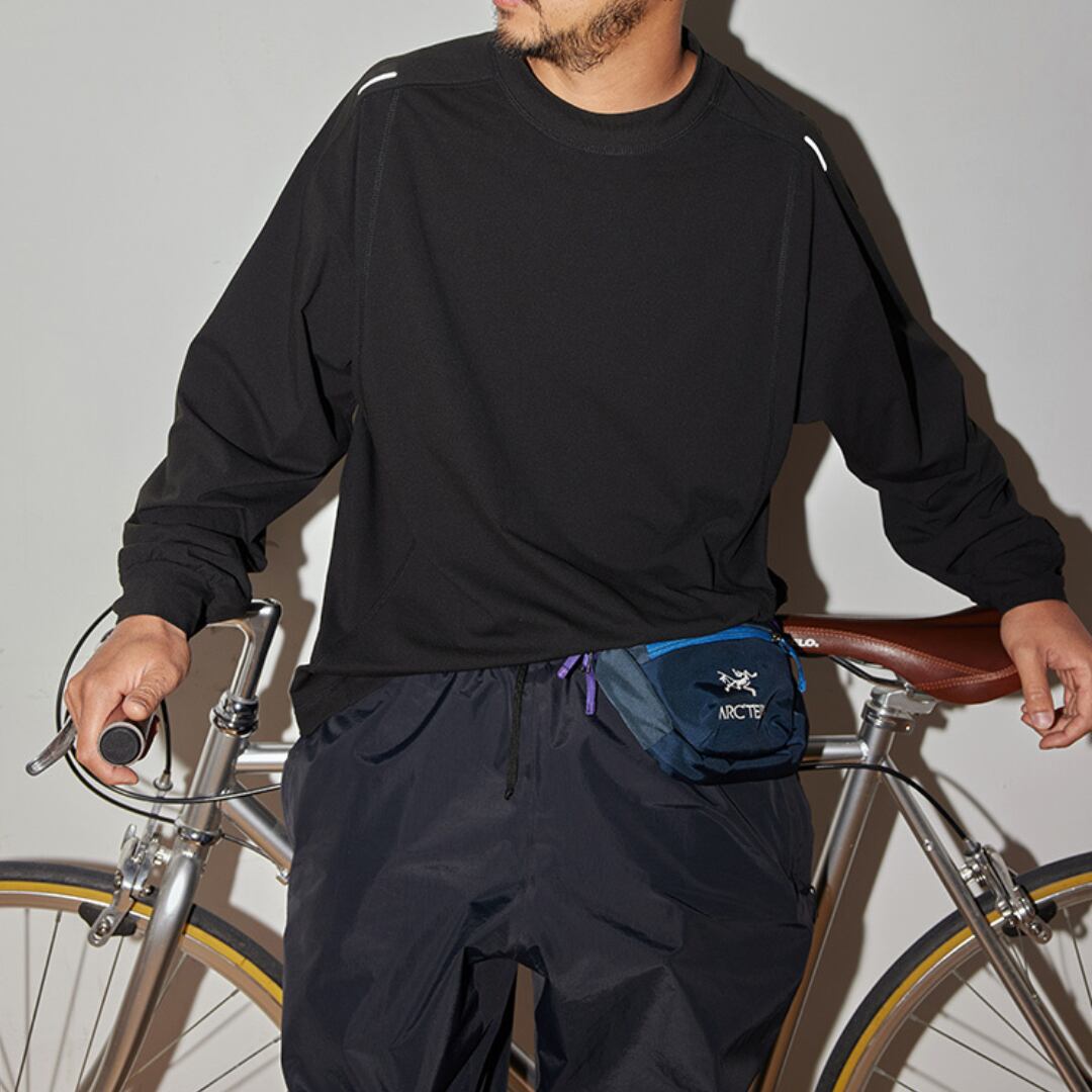 ラグランスリーブロングTシャツ A18035