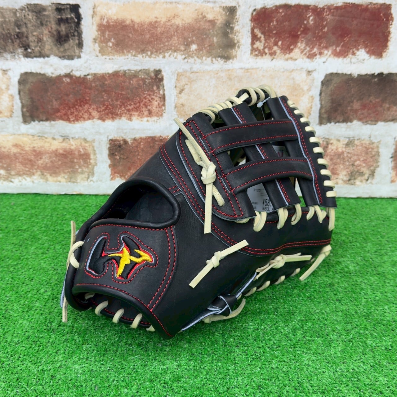 店舗別注】MUJI GLOVE 硬式ミット 捕手用 キャメル 高校野球対応