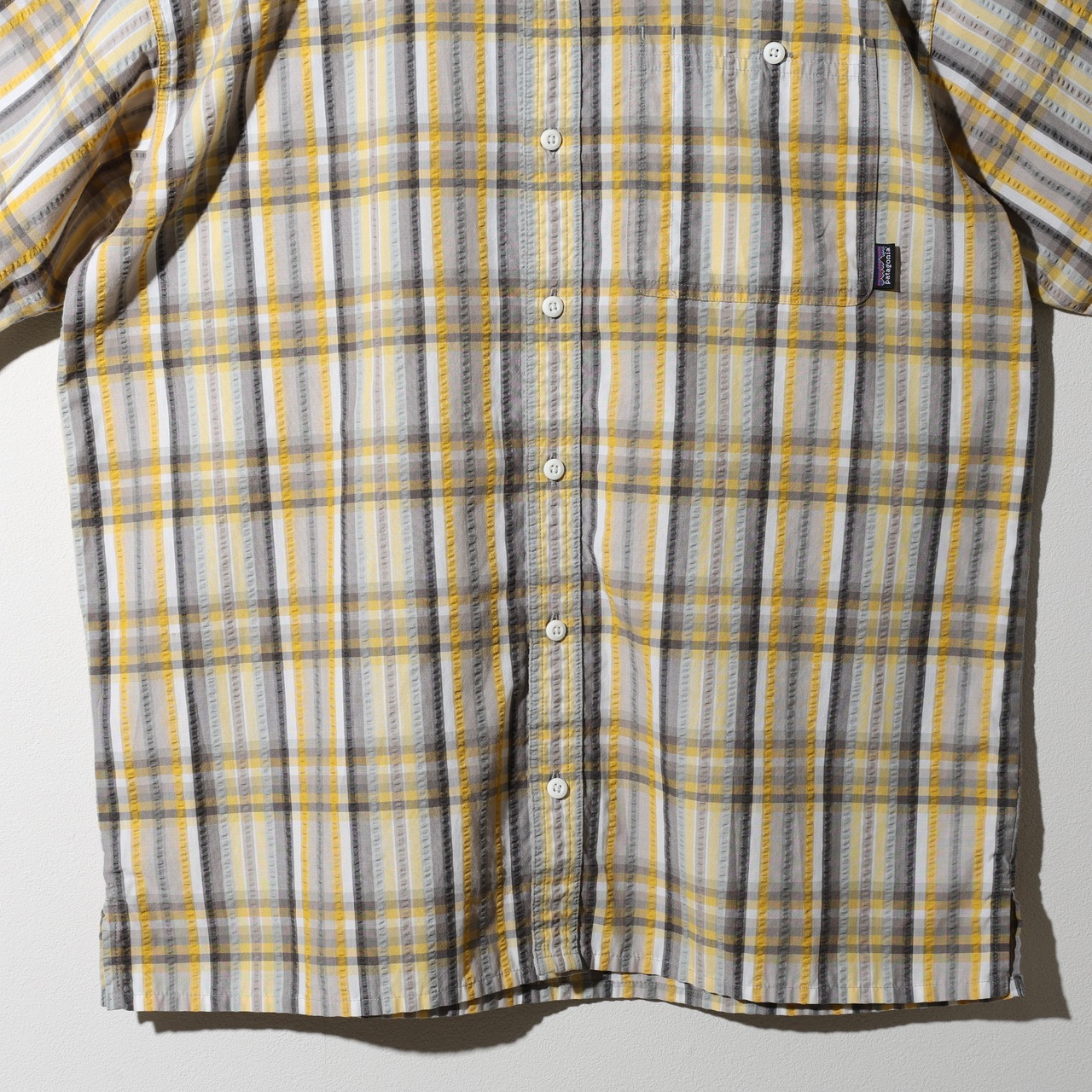 極美品 M 10年 Puckerware Shirt Patagonia パッカーウェアシャツ パタゴニア  シアサッカー