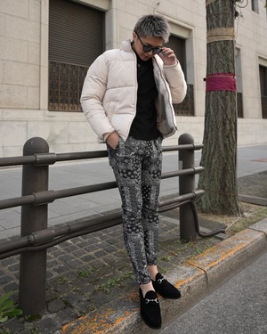 LUXURY STRETCH PAISLEY PANTS【BEL24-012】