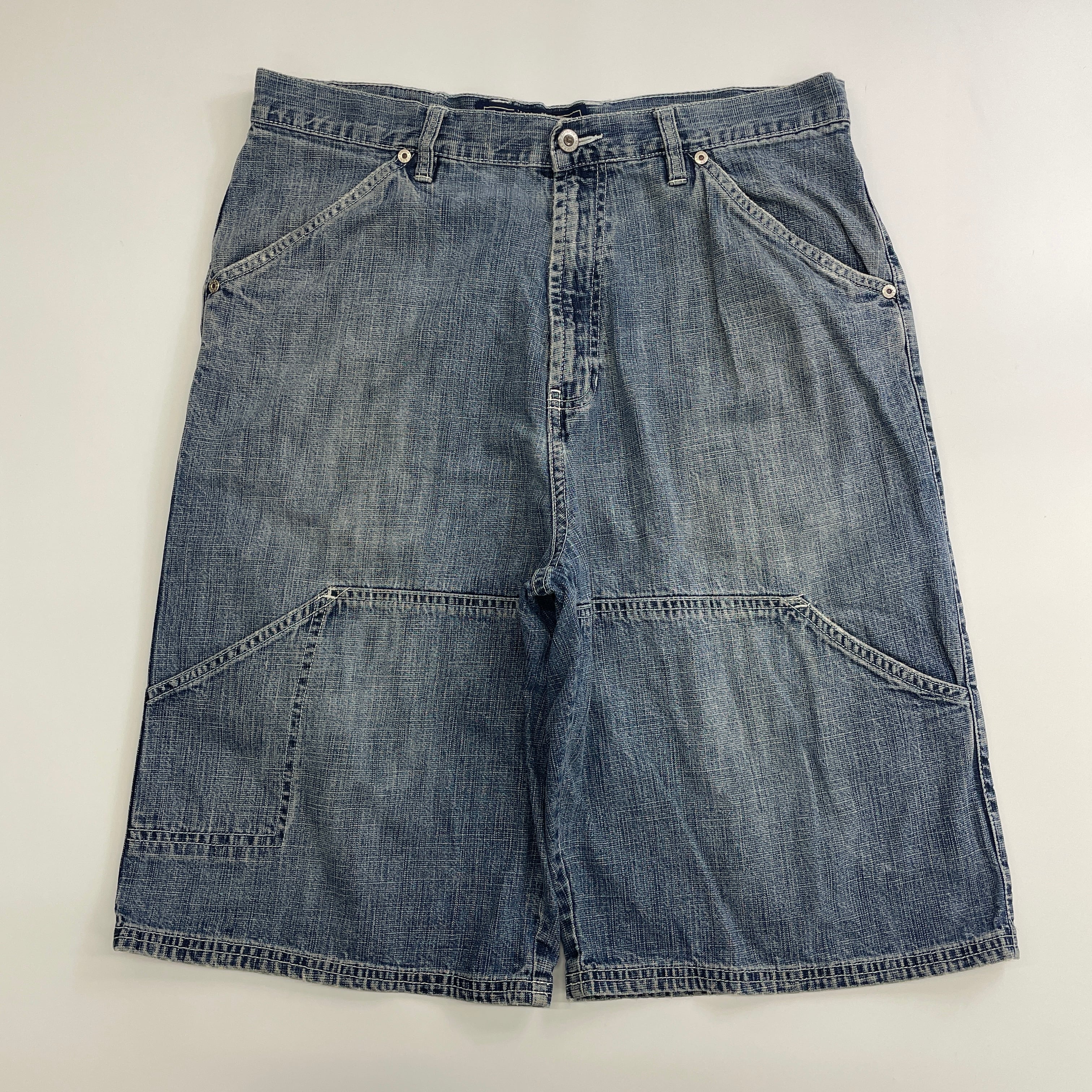 00s PHAT PARM baggy denim shorts