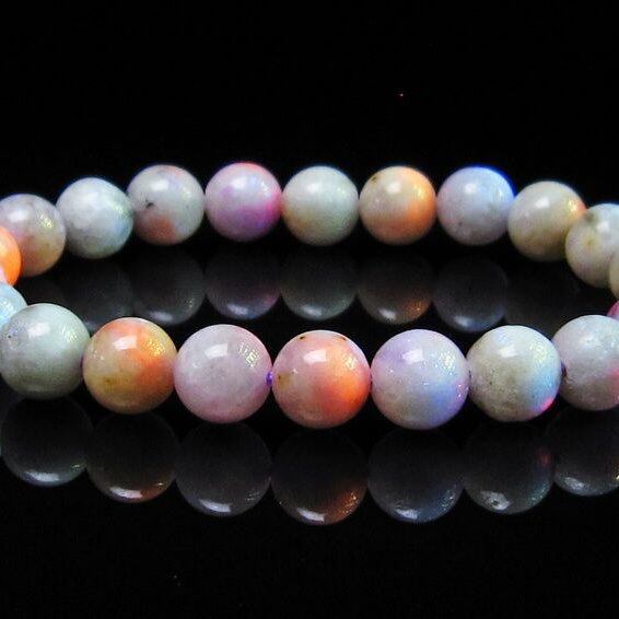 ハックマナイト ブレスレット 8mm 一点物 メール便可 111-49334