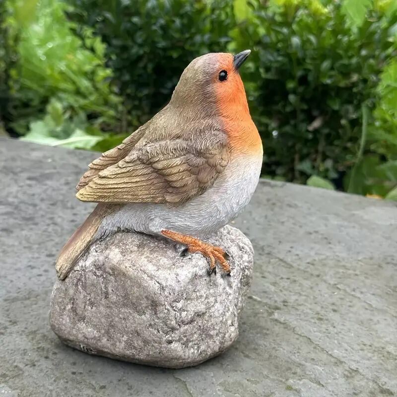 置物 オブジェ ロビン 鳥 樹脂 ガーデン おしゃれ かわいい インテリア