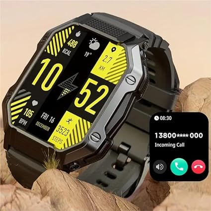 スマートウォッチ 活動量計 腕時計 歩数計 通話と音楽コントロール