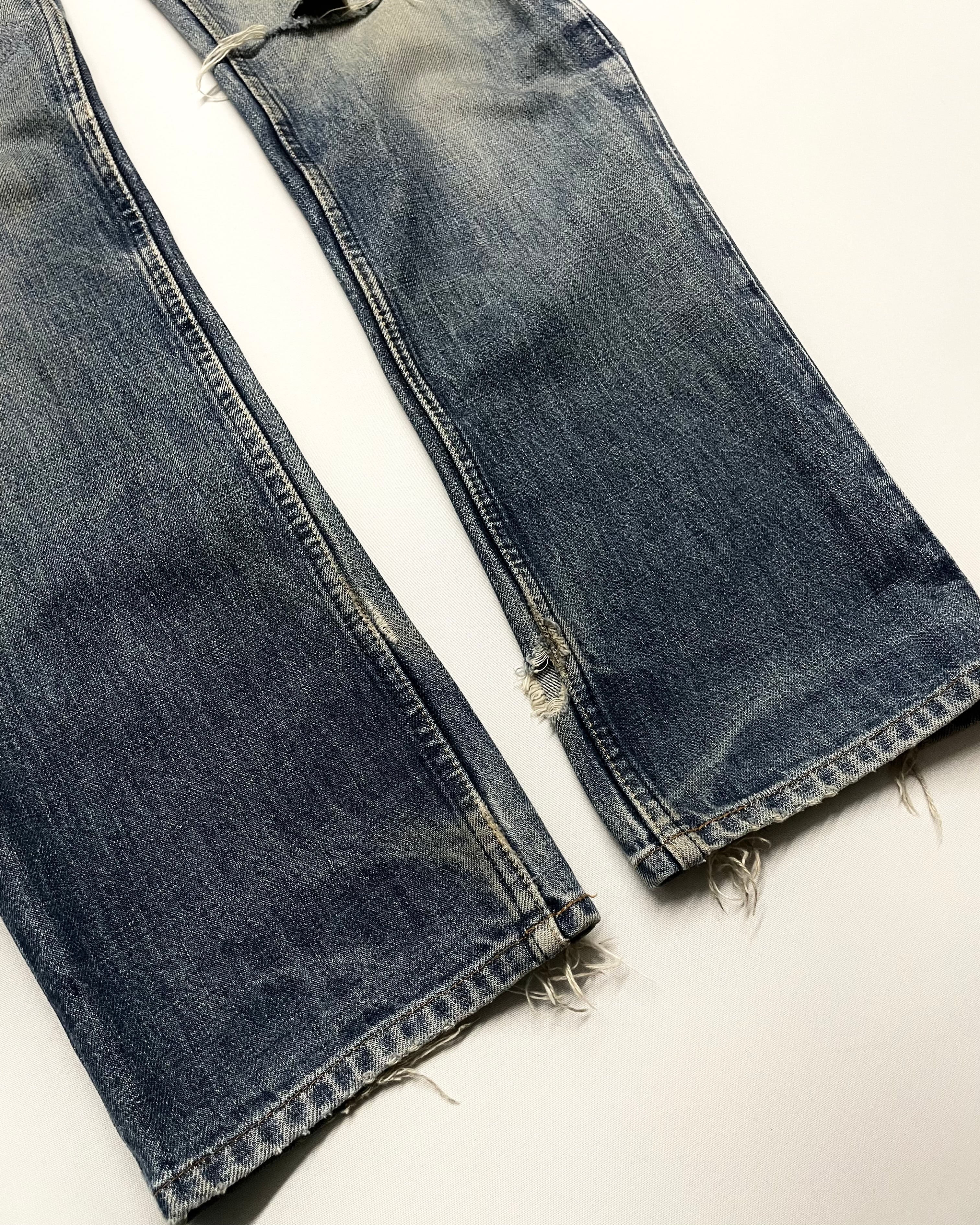 HELMUT LANG ヘルムートラング 98年製 本人期　デニム helmut lang” produced in 1998 本人期 classic raw denim ヘルムート