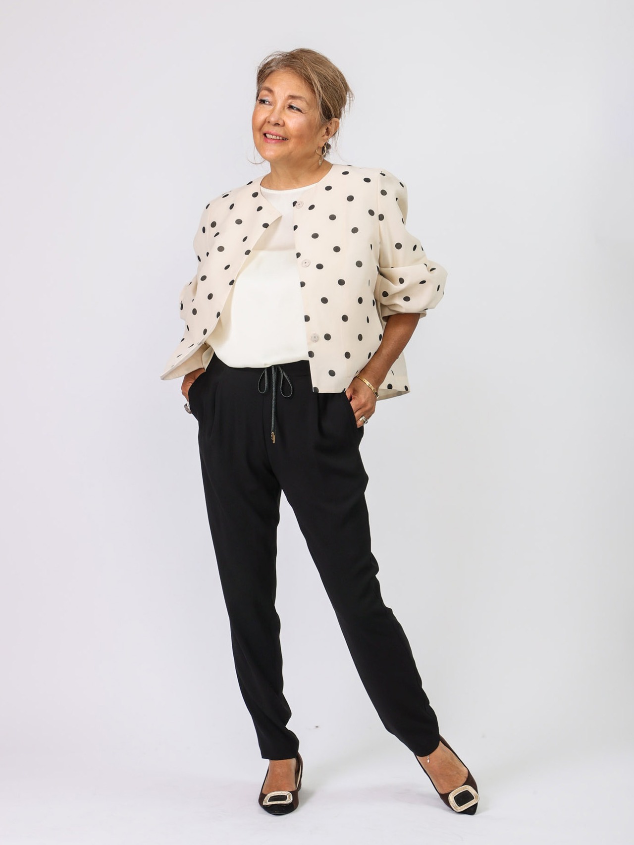 BEATRICE(オーガンジーシアードットジャケット）