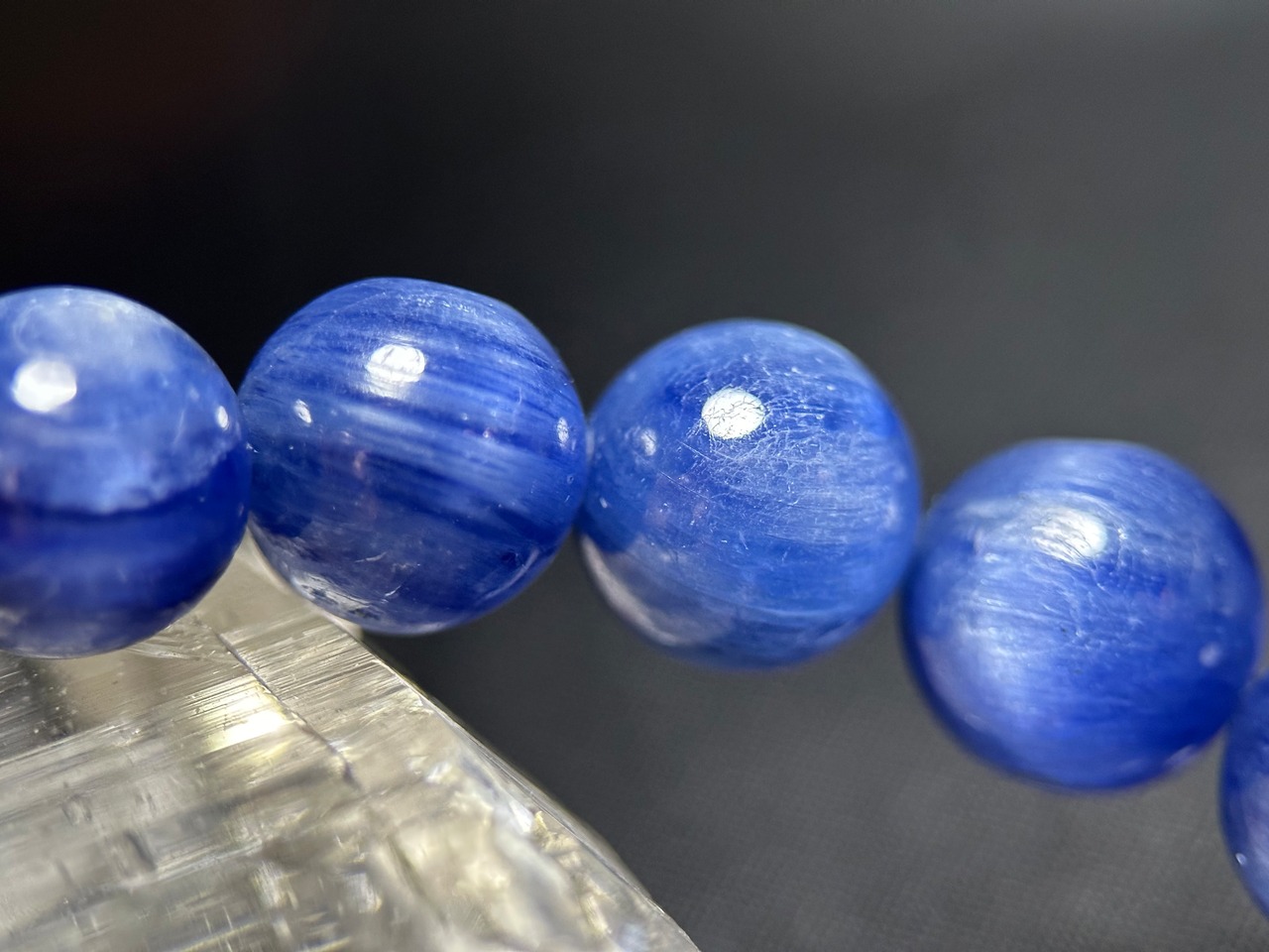 カイヤナイト・キャッツアイブレスレット(8mm)