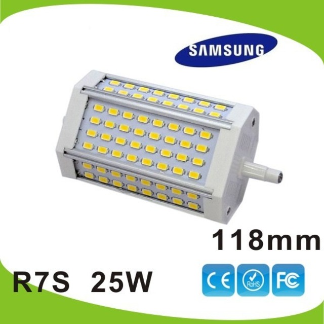 118 ミリメートル led r7s ライト 25 ワット サムスン smd5630 2600lm j118 r7s ランプ 25 ワット を置き換える 250 ワット ハロゲン ランプ