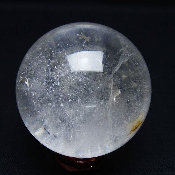 水晶 丸玉 58mm スフィア 置物 水晶玉 一点物 151-8962