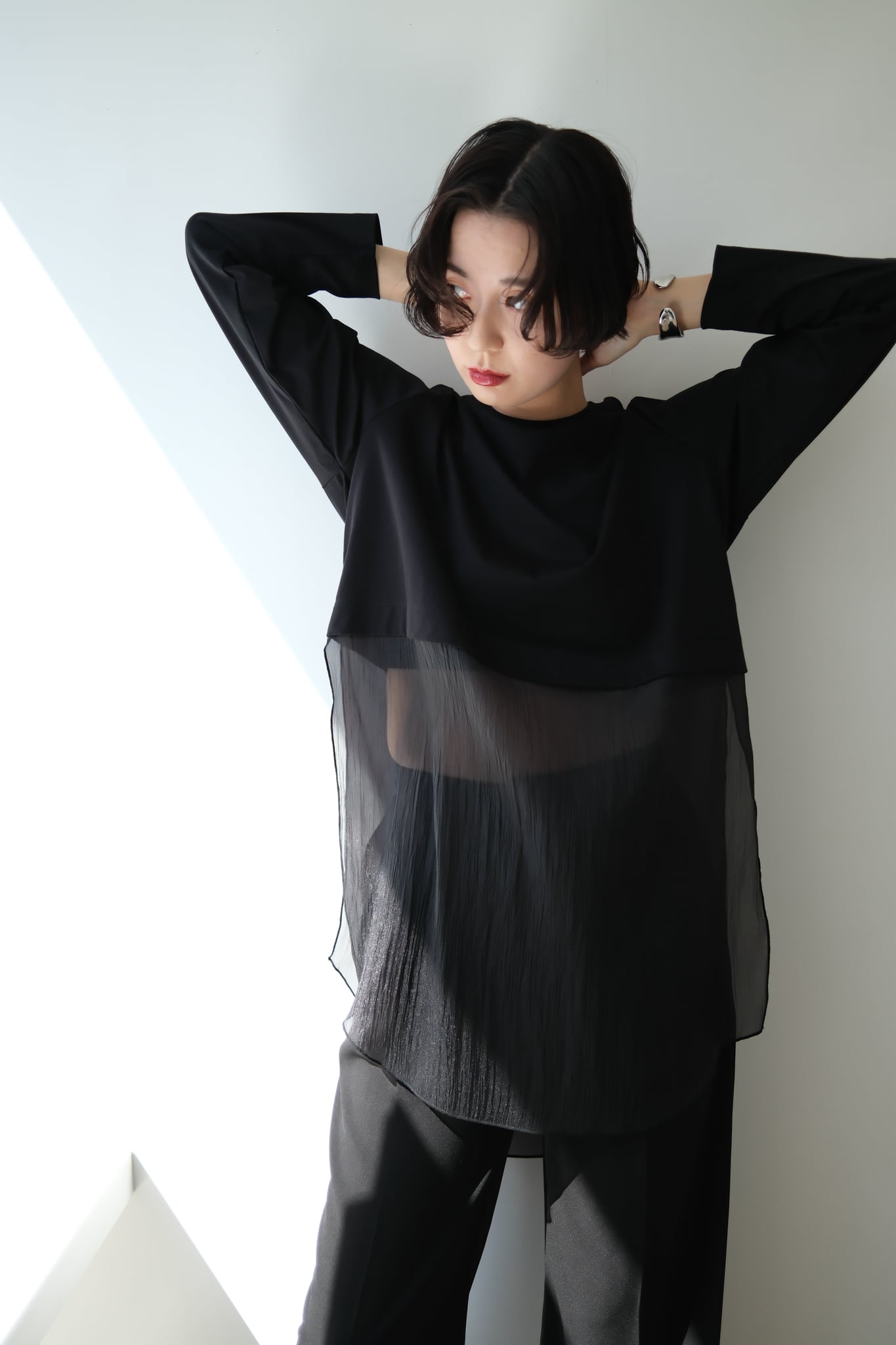 TODAYFUL Border Long T-shirts ボーダーロングTシャツ CharcoalGray