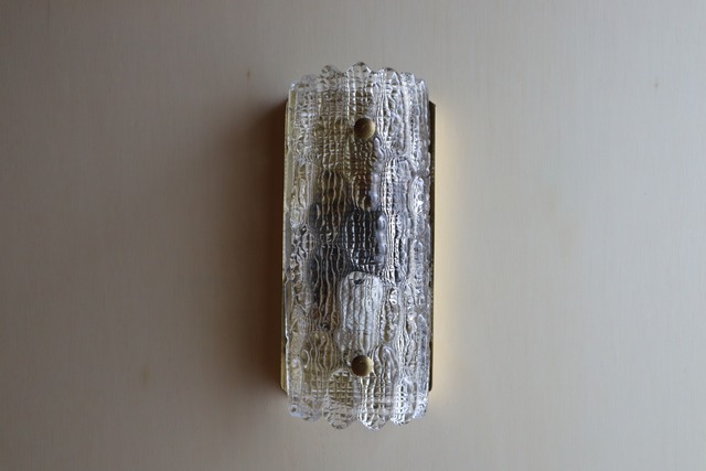 Carl Fagerlund「Wall lamp by Lyfa/Orrefors Model Gefion」
