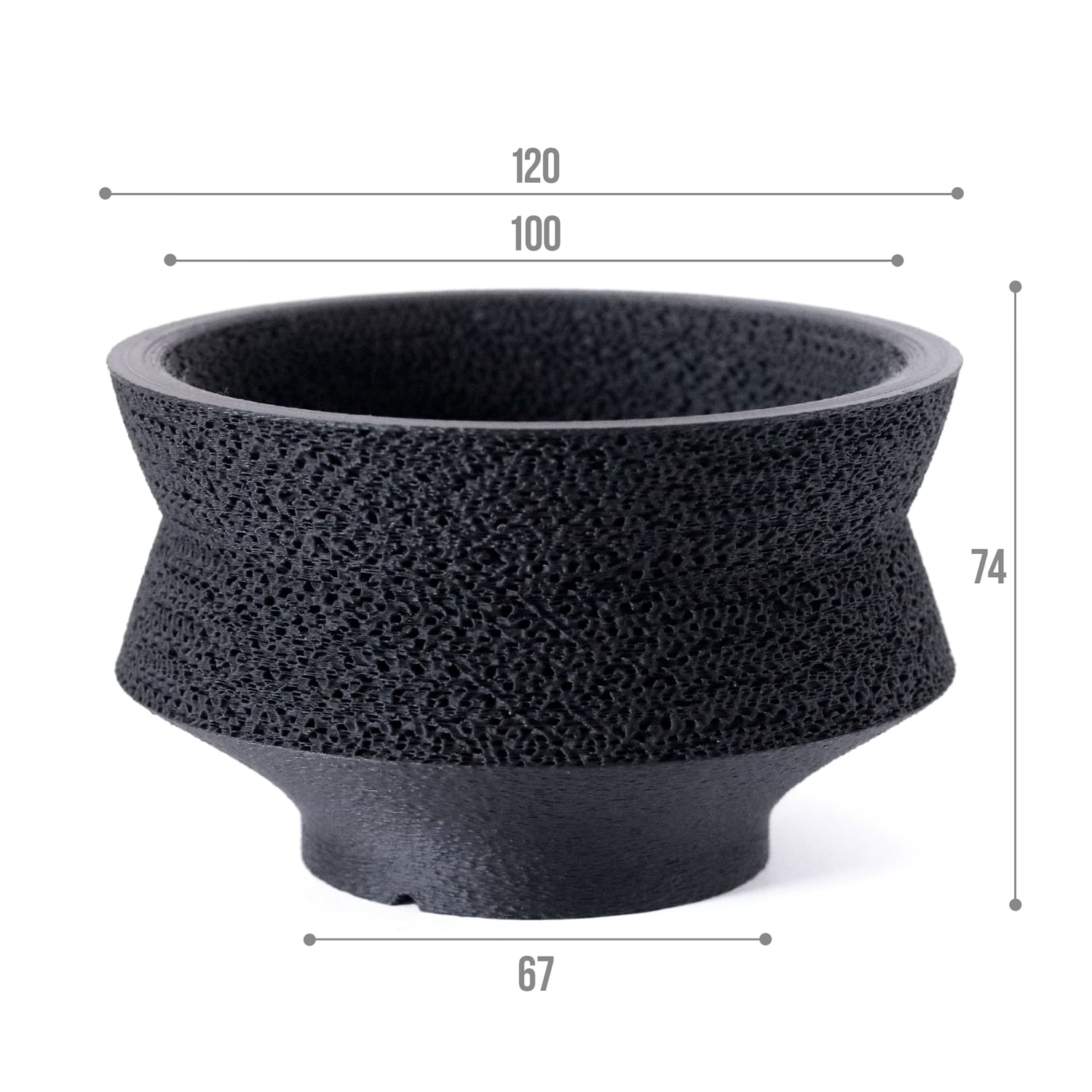 Adv-007-S (120×74) 植木鉢 Adv鉢 浅鉢 | Adv-Factory