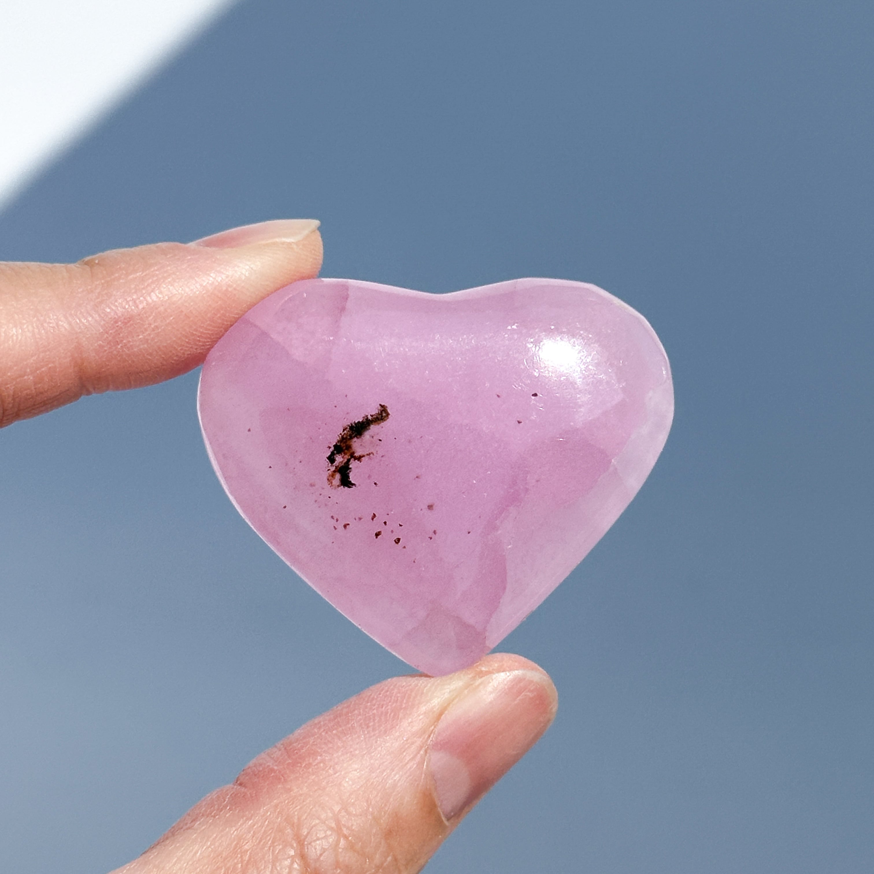 高品質】ピンクアラゴナイト ハート54◇Pink Aragonite◇天然石・鉱物