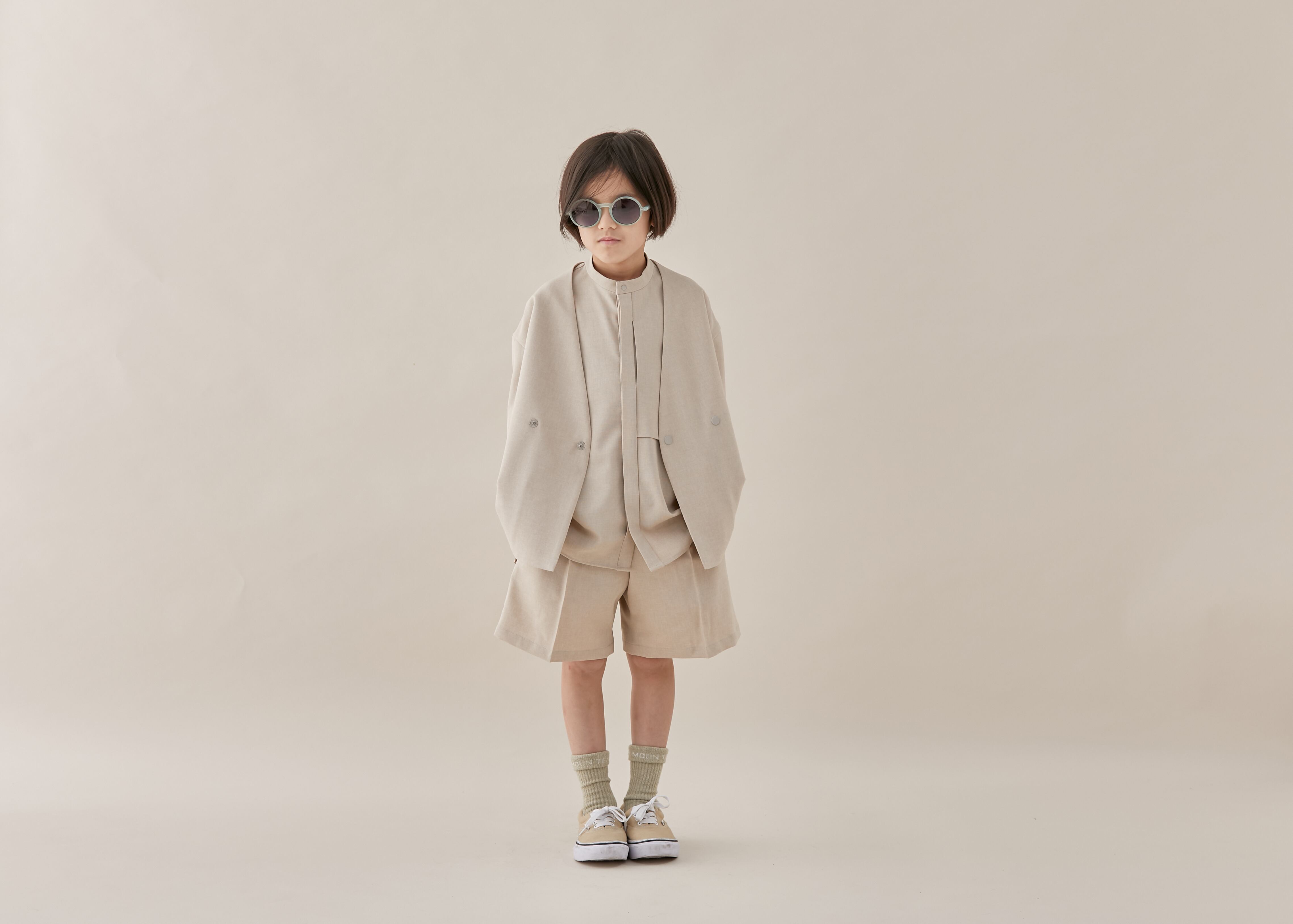 MOUN TEN.(マウンテン)/ polyester canapa jacket / sand