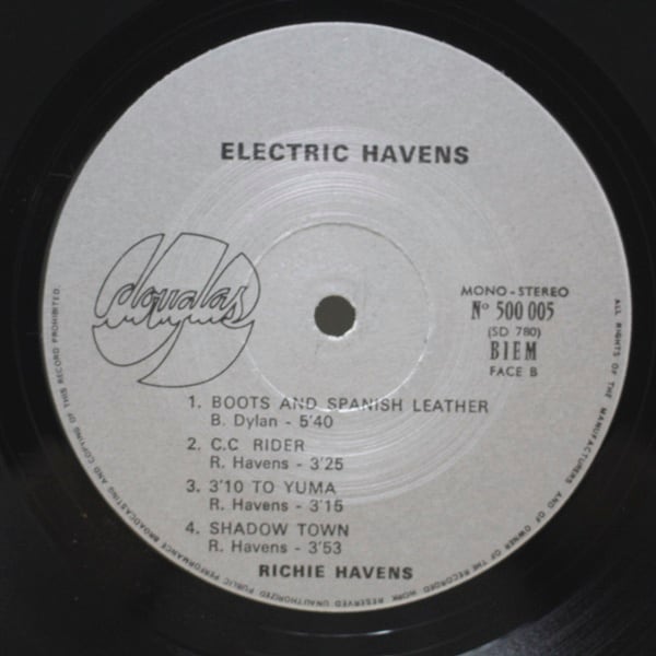 Richie Havens / Richie Havens 1 - Electric Havens [500 005] - 画像4