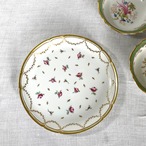 バラのプレート　スイス・ランゲンタール社　LANGENTHAL　金彩レリーフ 12TWdg36