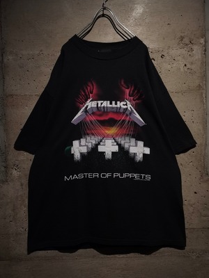 【Caka】"METALLICA" "Master of Puppets" 90's Vintage T-Shirt