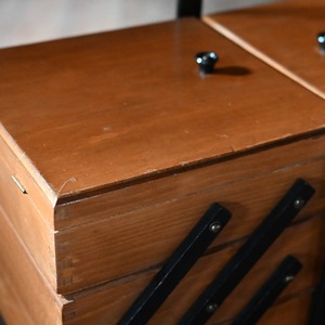 Sewing Box / ソーイングボックス【C】〈 裁縫箱・収納・文具・店舗什器・アンティーク・ヴィンテージ 〉113815