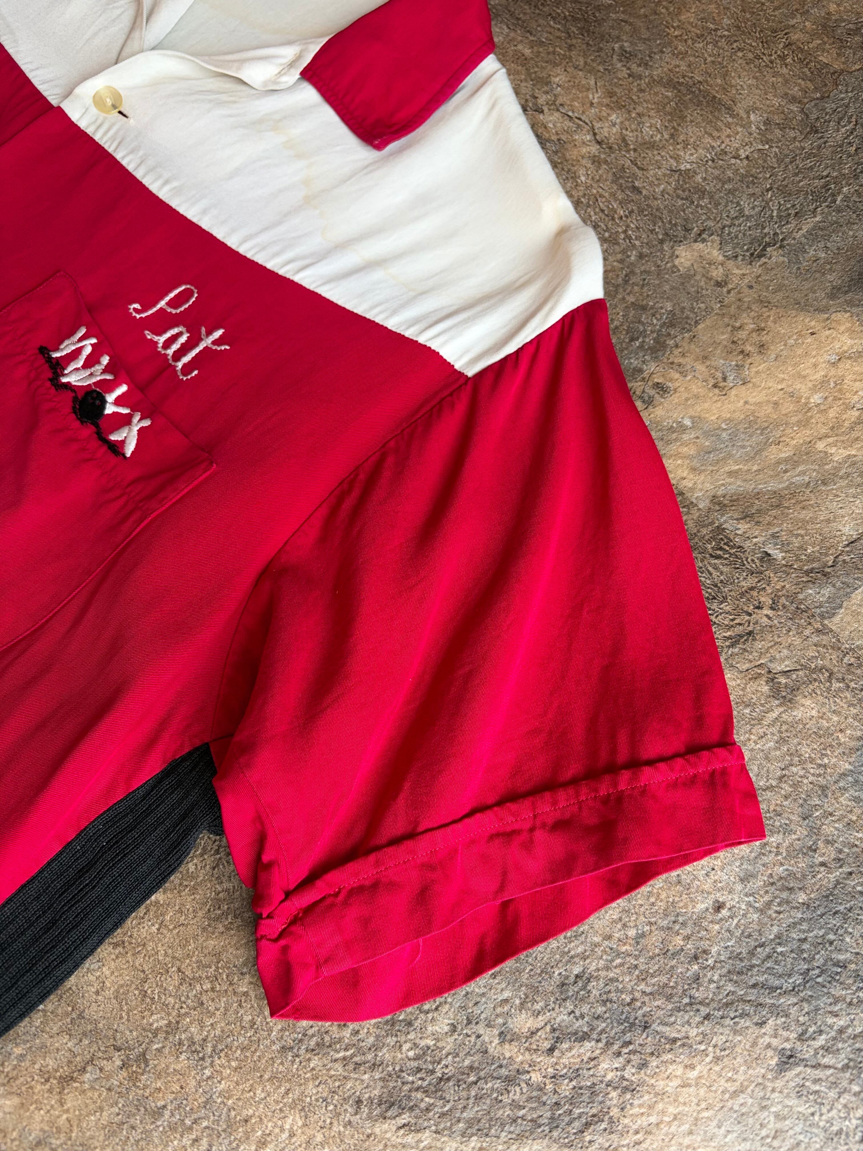 50s-60s Crown Prince 2トーン レーヨンボーリングシャツ M | enishi