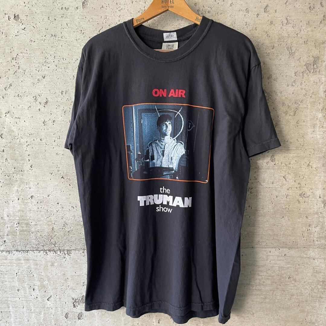 XZ93 90s 映画 トゥルーマンショー Tシャツ ジム・キャリー ブートレグ 