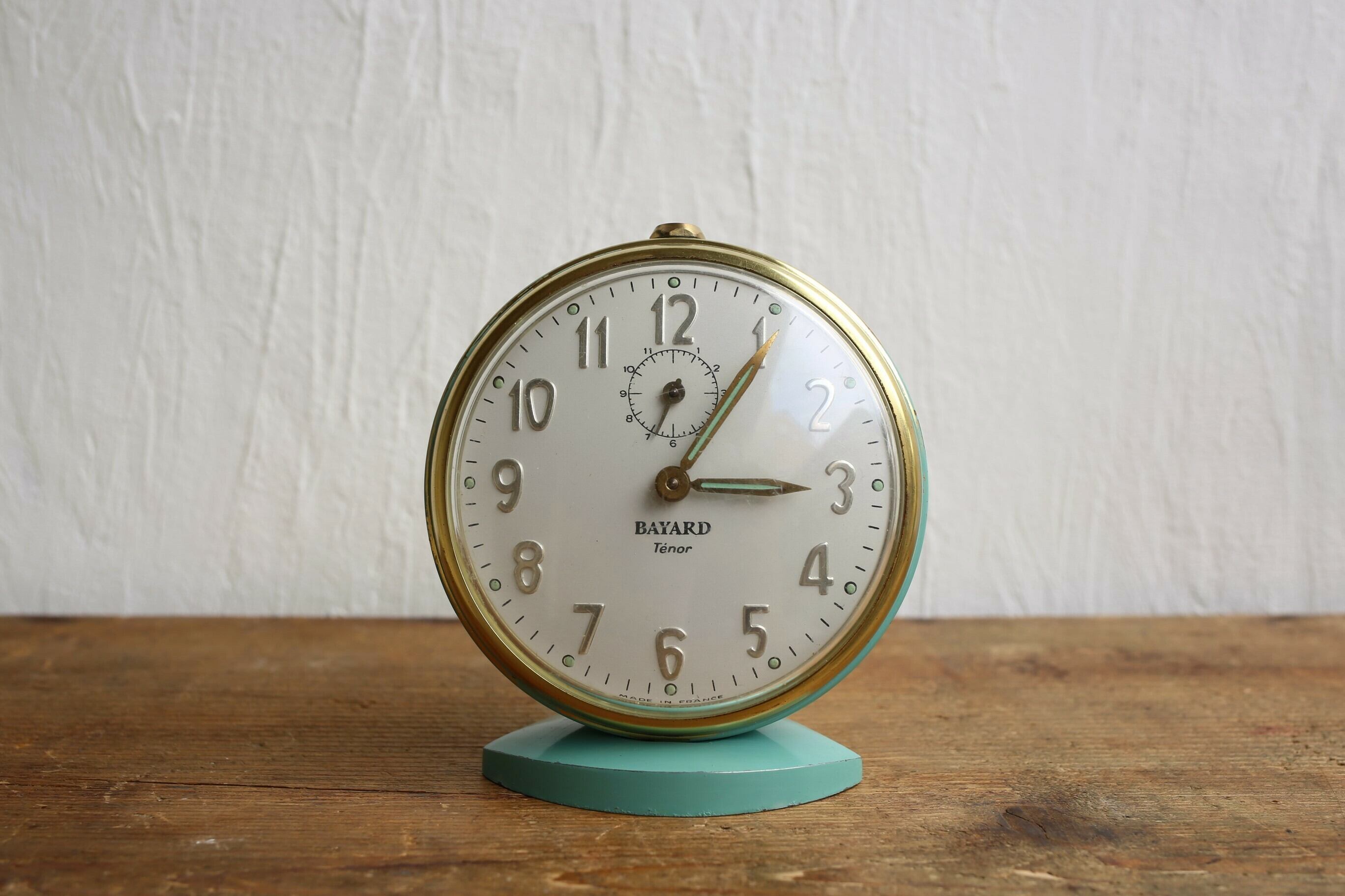 フランス アンティーク ヴィンテージ BAYARD 目覚まし時計 N-02500