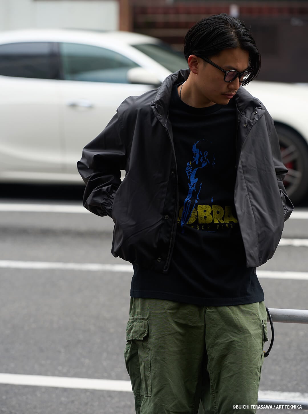 COBRA」T-Shirt／Smoke | Number Rock