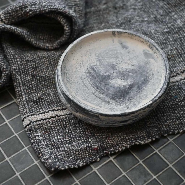 エーテル シャビートレイ｜ディスプレイ グレー トレー 丸型 シンプル アクセサリートレイ おしゃれ 雑貨