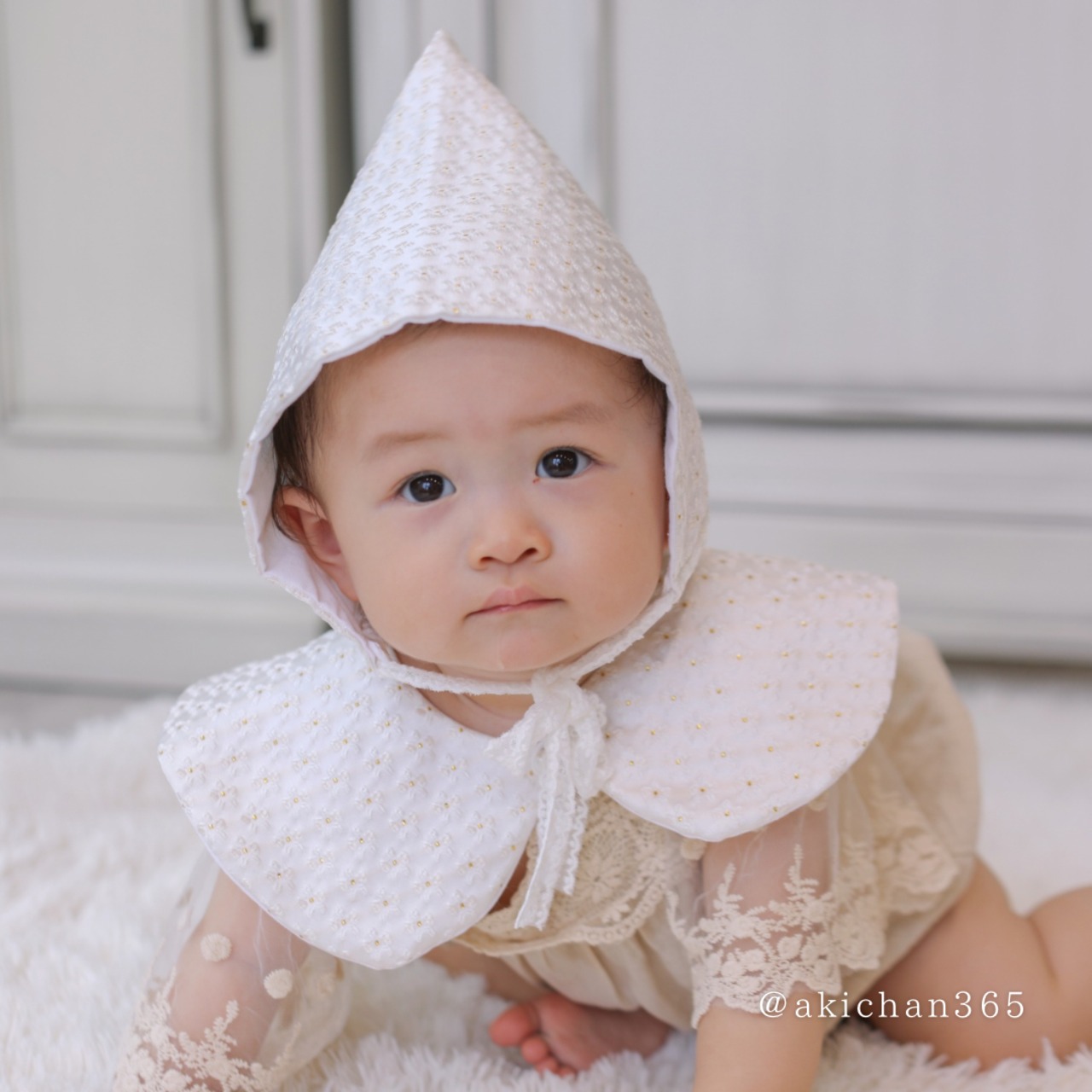 Happy Cakesハーフボンネット　シロ Happy Cakesハーフボンネット シロ Angelic Pretty Happy Cakes