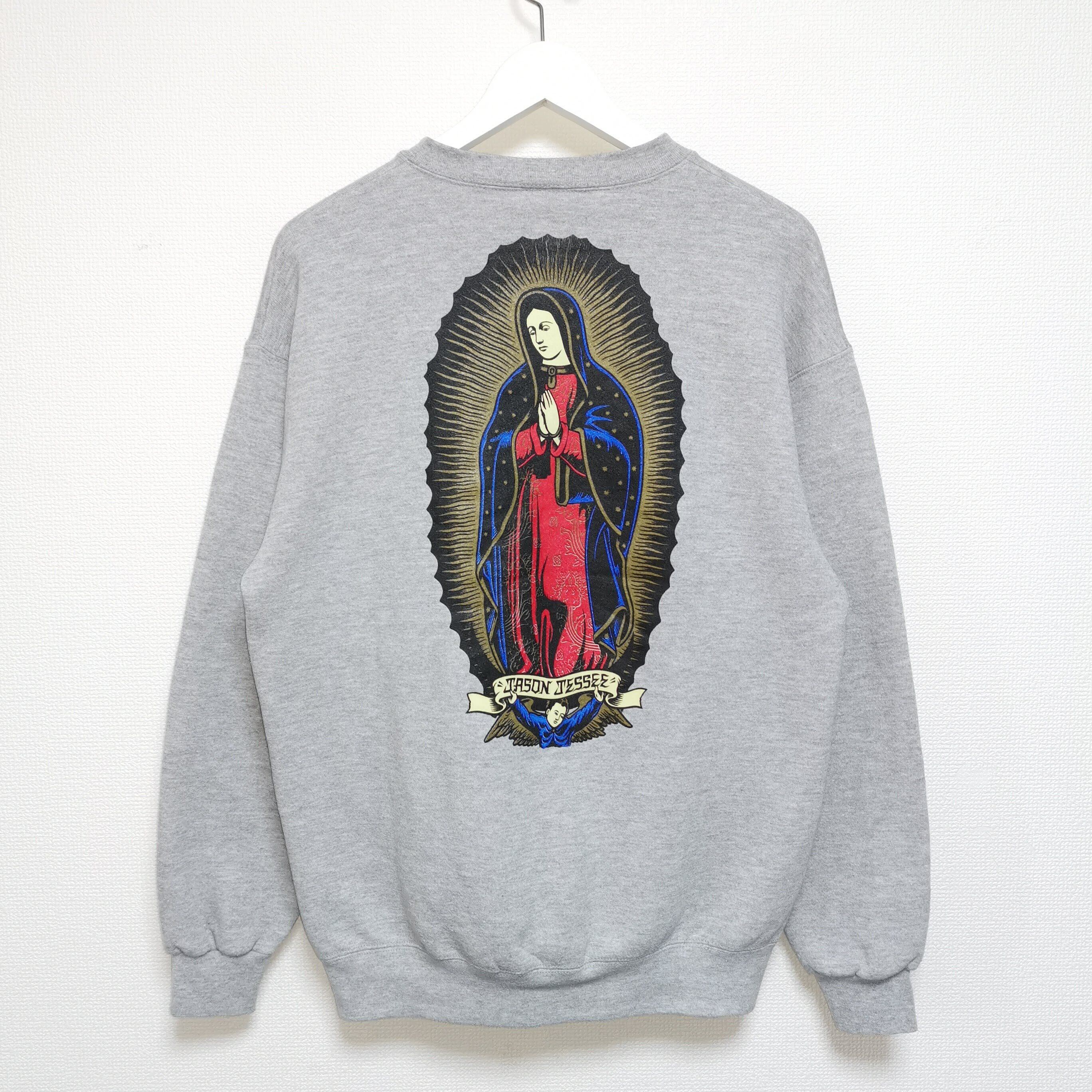 送料無料 M 90s JASON JESSEE スウェット SANTA CRUZ マリア  