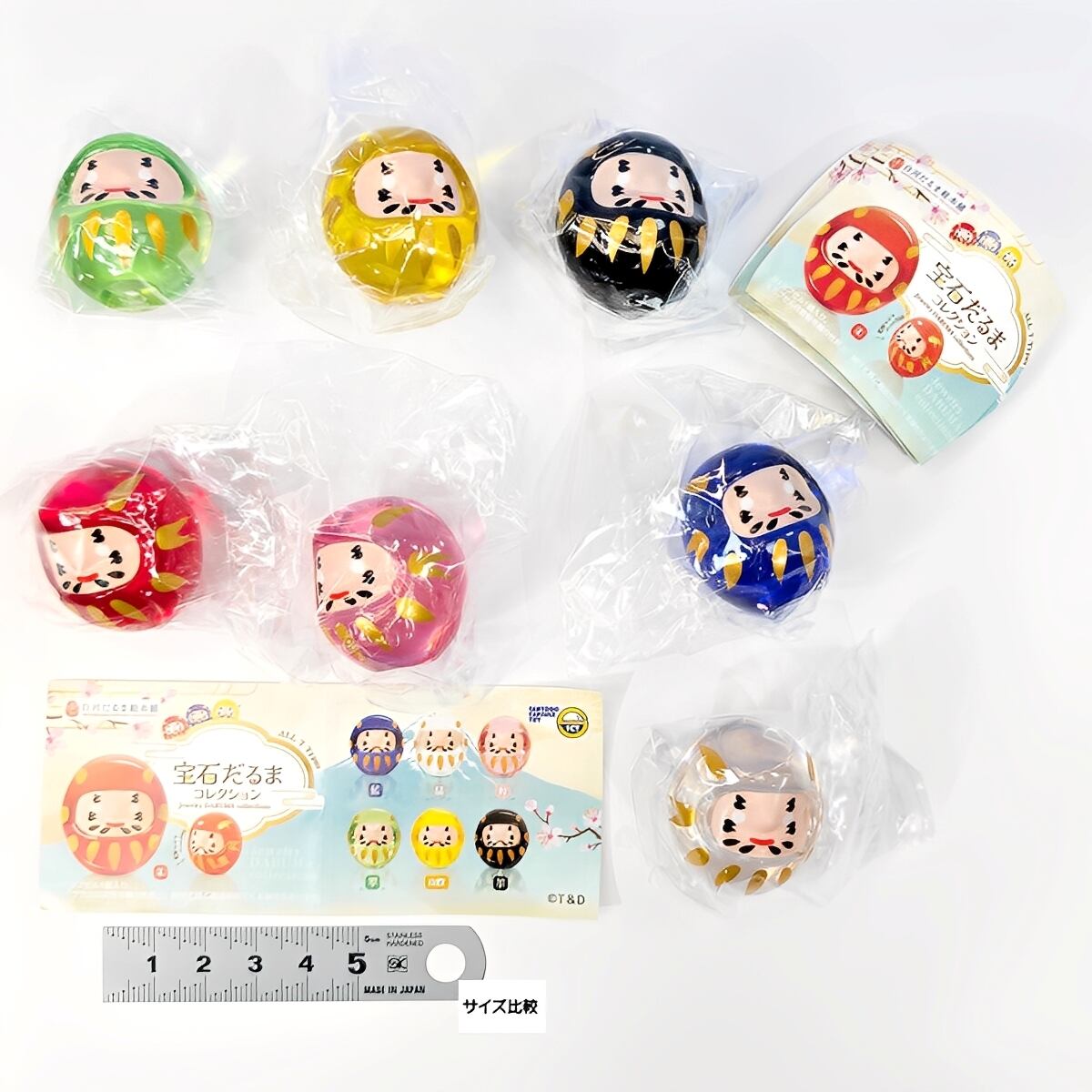宝石だるまコレクション 三洋堂 【全7種セット(フルコンプ)＋DP台紙