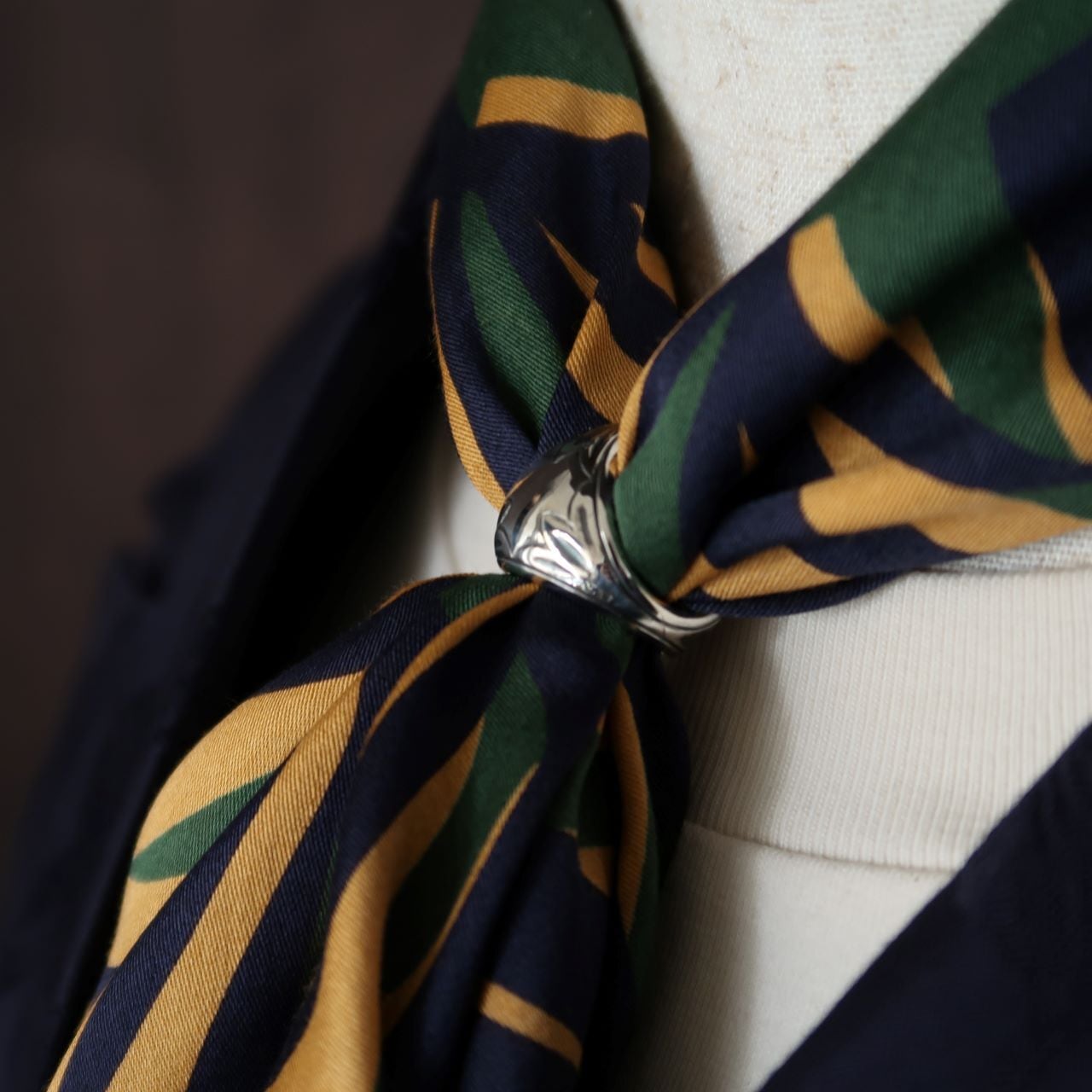 LEEHEYGE】-TROPICAL GREEN- リーヘイジ スカーフ トロピカル グリーン