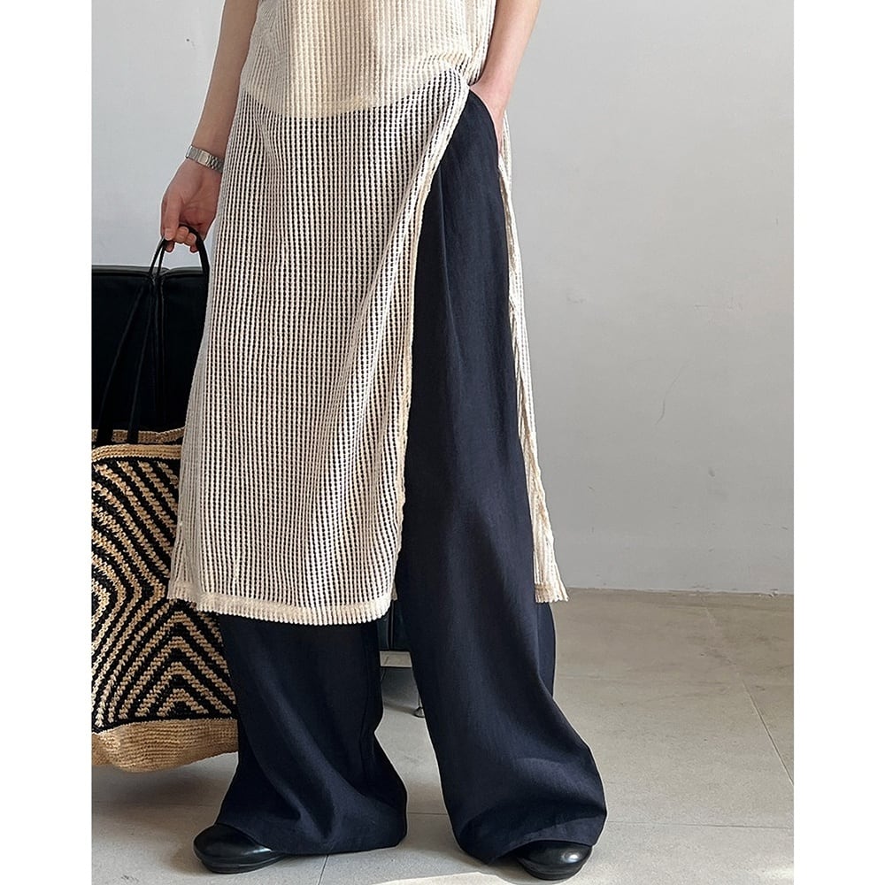 linen easy pants i-0077