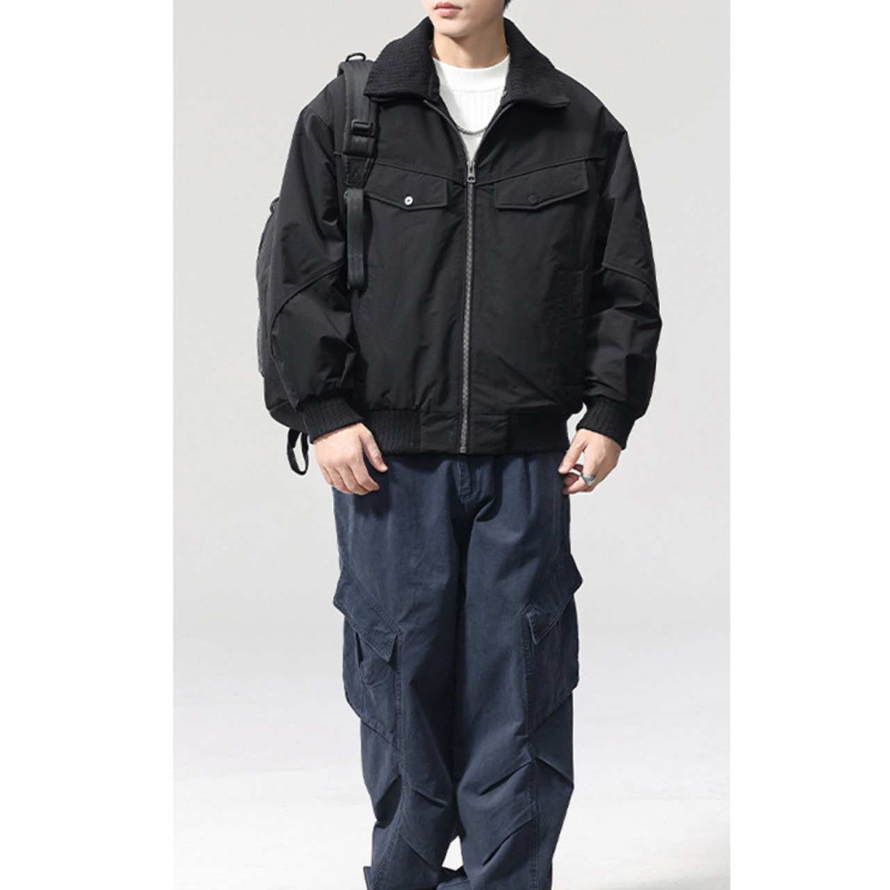 ライトウォームスタンドジップブルゾン　TB1804・画像4