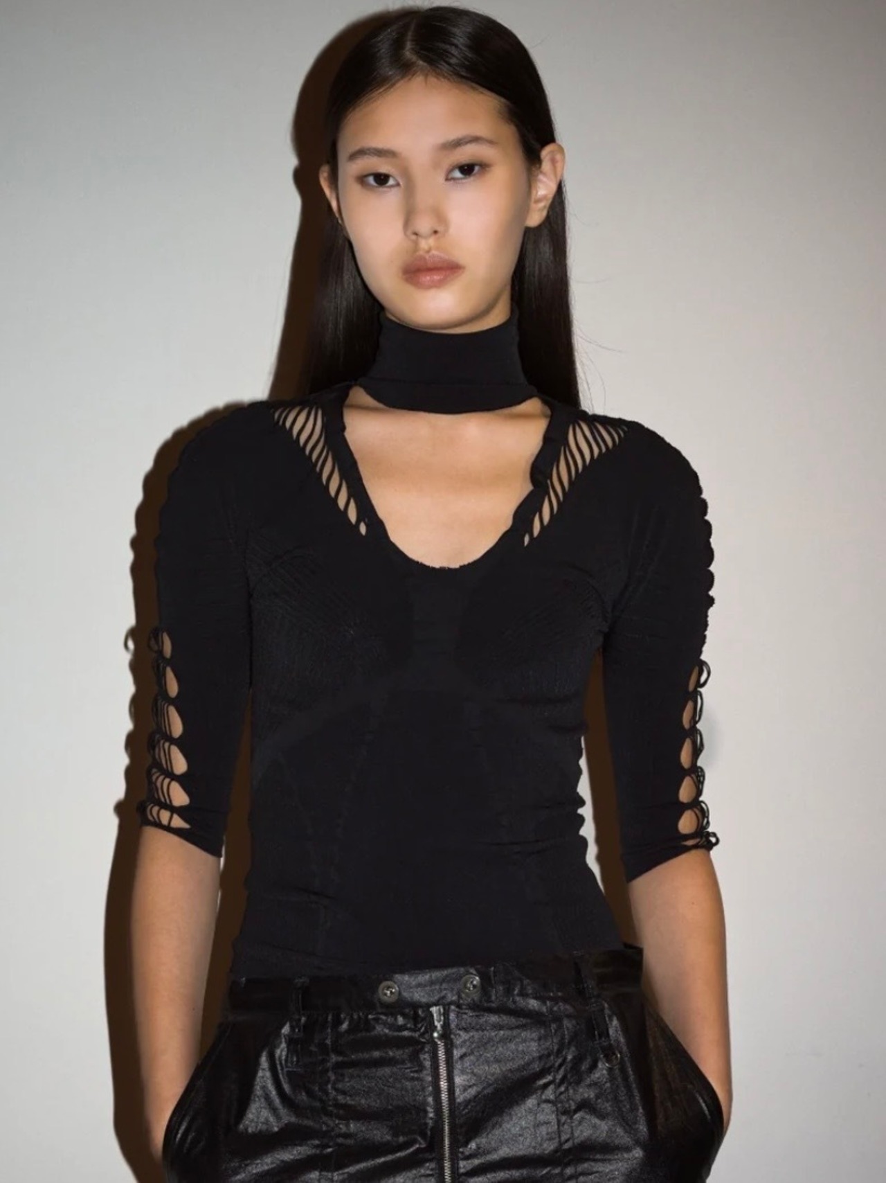 【26AW】MUKASA ムカサ /トップス / Free cut neck top - 4