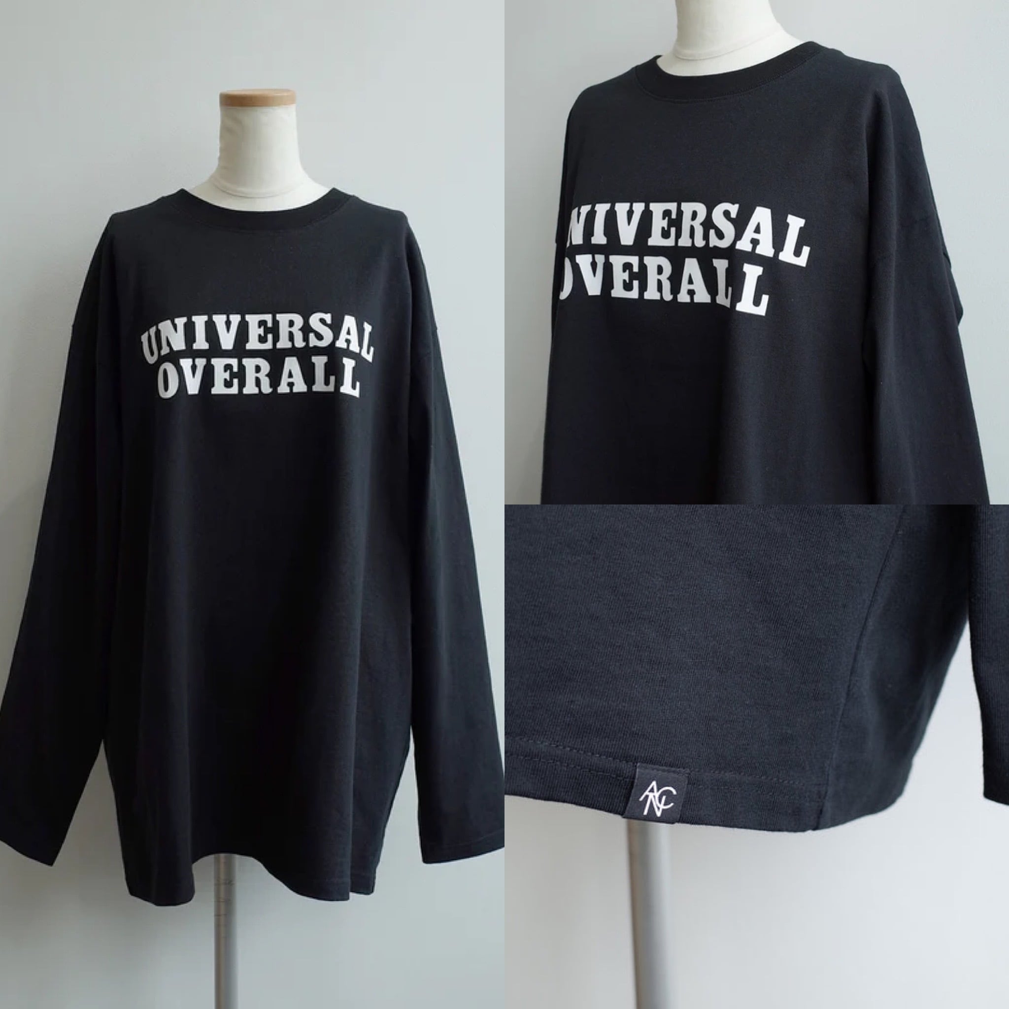 ANIECA 】UNIVERSAL OVERALL×ANIECA ロングスリーブTシャツ | valance