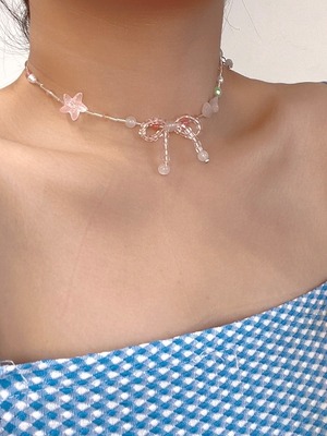 【即納商品】fancy jewel necklace