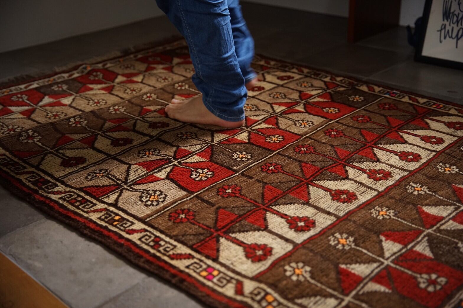 170 -Vintage Taimani rug