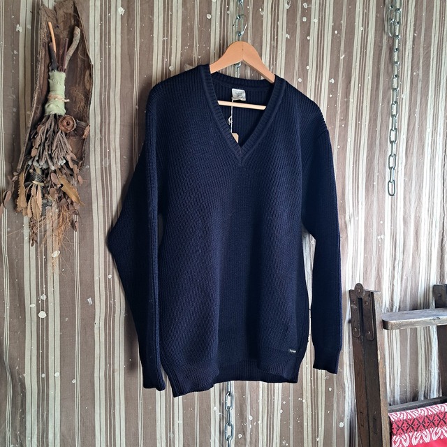 フランス製 St. James V首セーター used [512051]