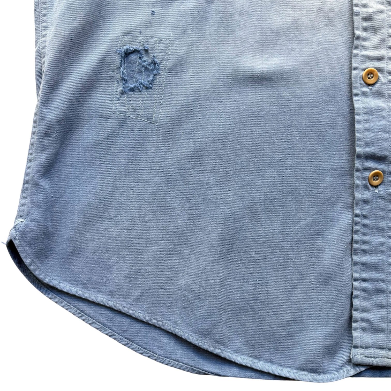 Cut-Off Sleeveless Shirt