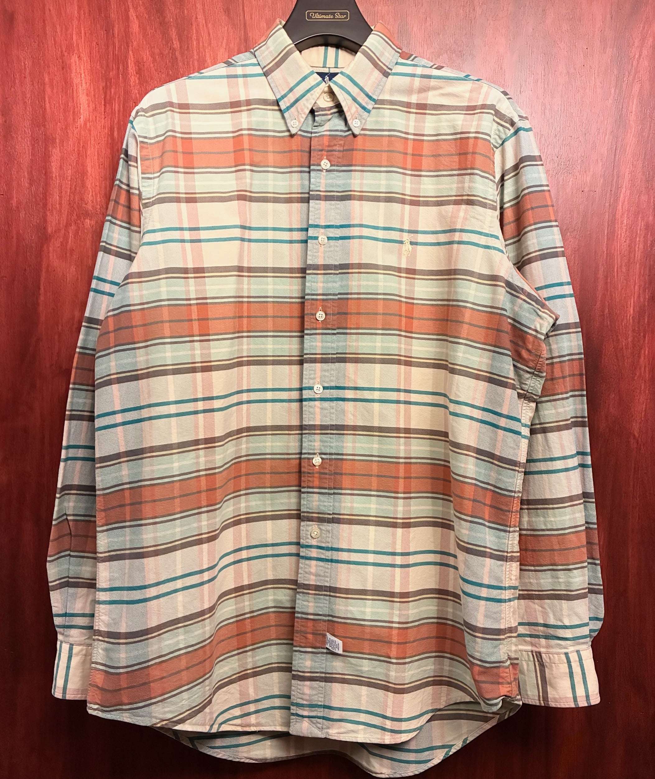 MADE IN USA製 THOM BROWNE チェック柄 長袖ボタンダウン